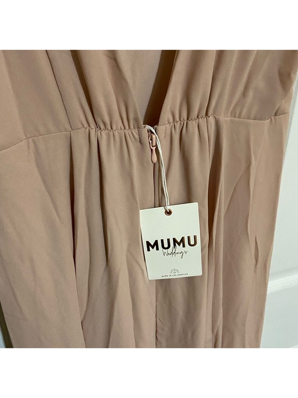 Show Me Your Mumu: Jenn Maxi Dress in Dusty Blush Crisp - Picture 4 of 5